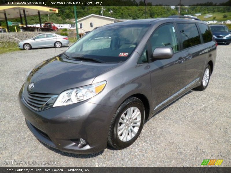Predawn Gray Mica / Light Gray 2011 Toyota Sienna XLE