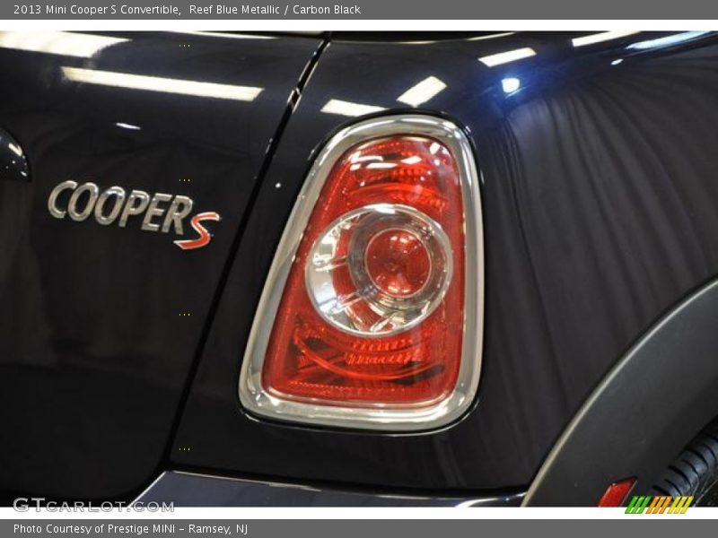 Reef Blue Metallic / Carbon Black 2013 Mini Cooper S Convertible