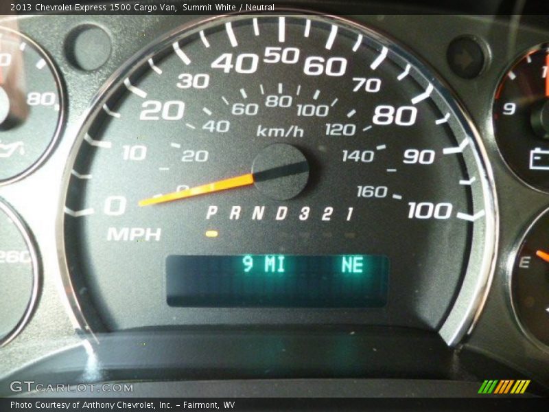 Summit White / Neutral 2013 Chevrolet Express 1500 Cargo Van