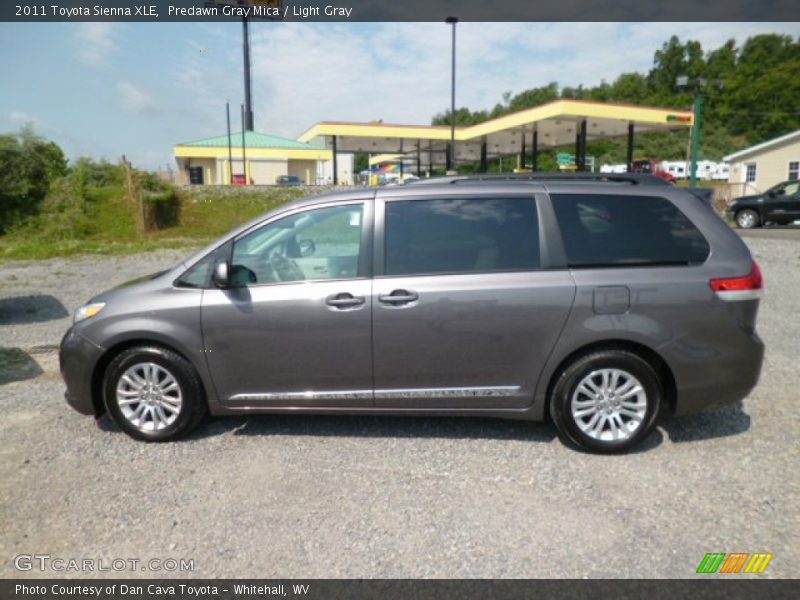 Predawn Gray Mica / Light Gray 2011 Toyota Sienna XLE