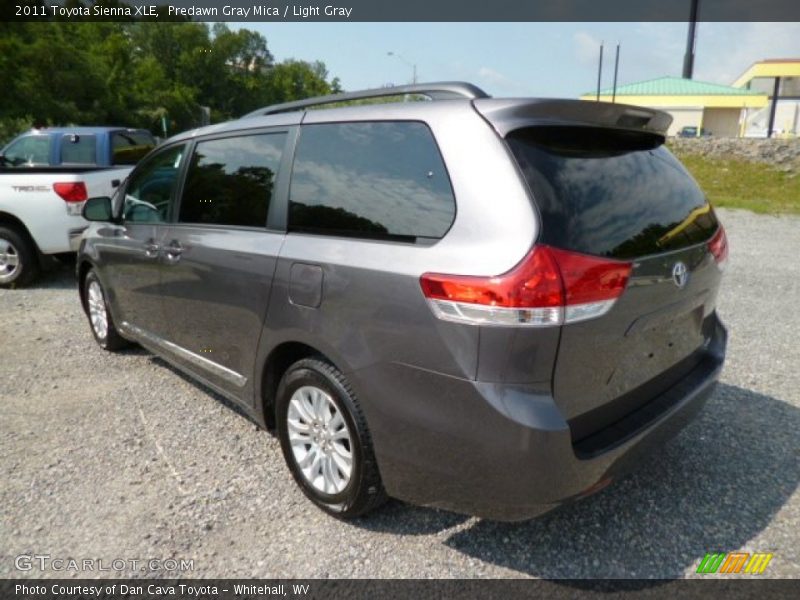 Predawn Gray Mica / Light Gray 2011 Toyota Sienna XLE