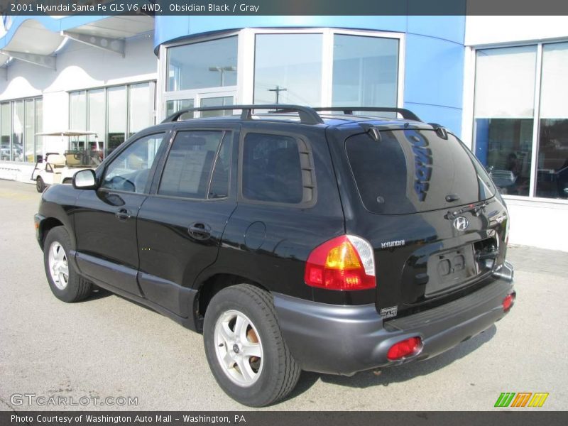 Obsidian Black / Gray 2001 Hyundai Santa Fe GLS V6 4WD