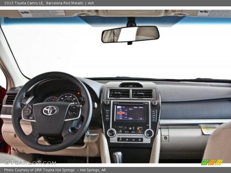 Barcelona Red Metallic / Ash 2013 Toyota Camry LE