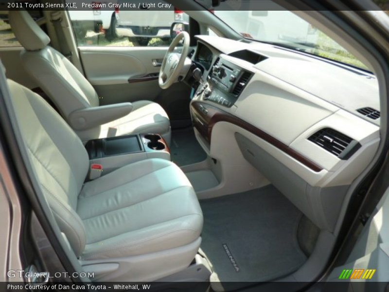 Predawn Gray Mica / Light Gray 2011 Toyota Sienna XLE