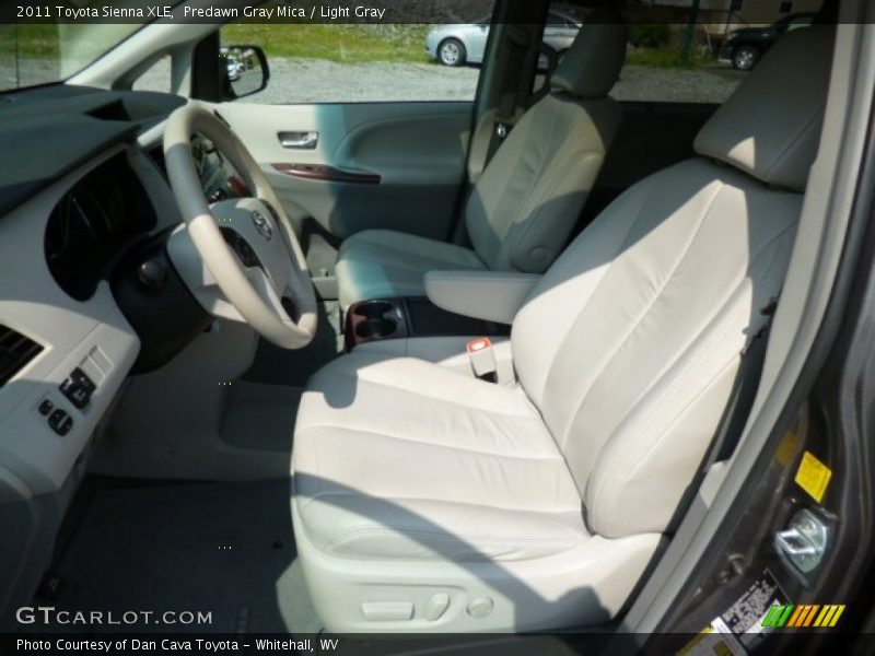 Predawn Gray Mica / Light Gray 2011 Toyota Sienna XLE