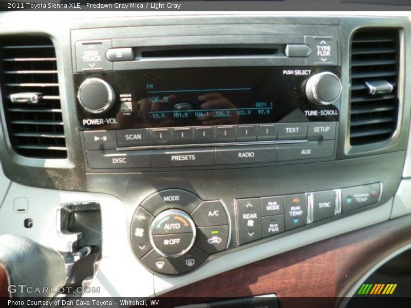 Predawn Gray Mica / Light Gray 2011 Toyota Sienna XLE