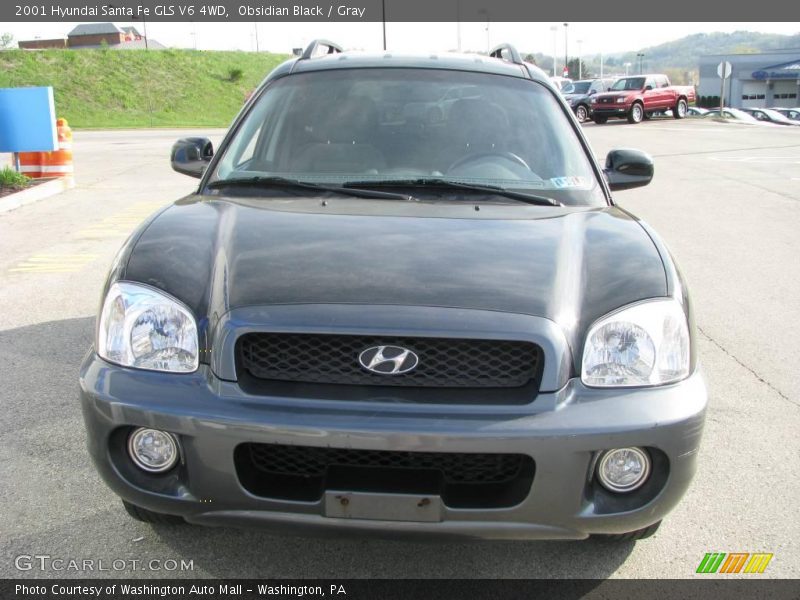 Obsidian Black / Gray 2001 Hyundai Santa Fe GLS V6 4WD
