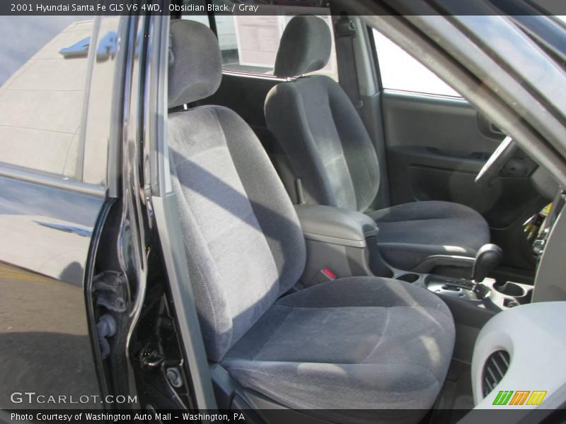 Obsidian Black / Gray 2001 Hyundai Santa Fe GLS V6 4WD
