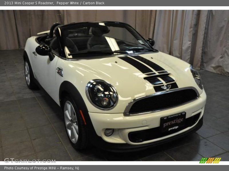 Pepper White / Carbon Black 2013 Mini Cooper S Roadster