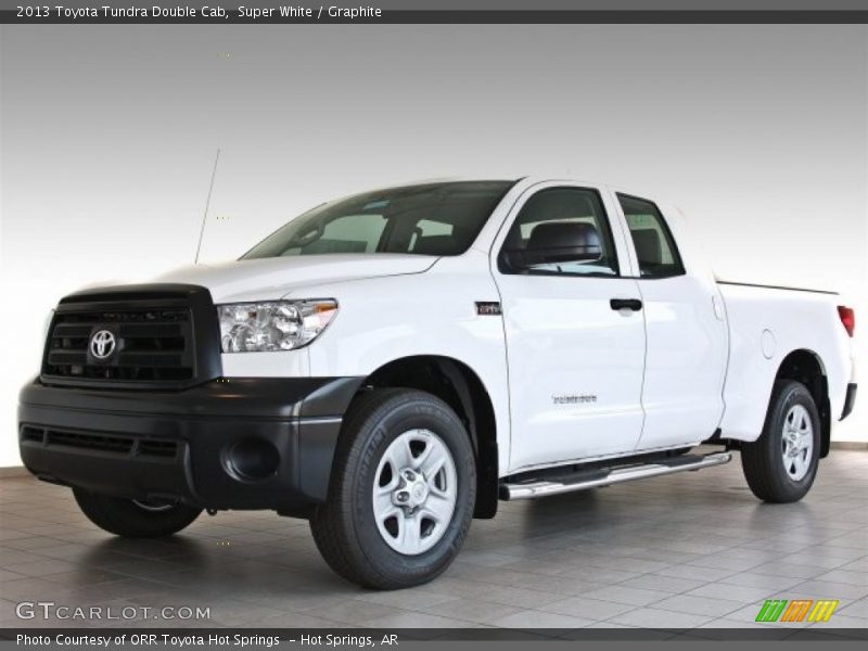 Super White / Graphite 2013 Toyota Tundra Double Cab