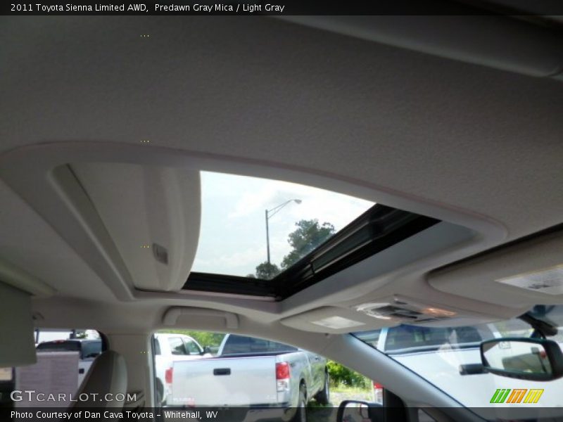 Predawn Gray Mica / Light Gray 2011 Toyota Sienna Limited AWD