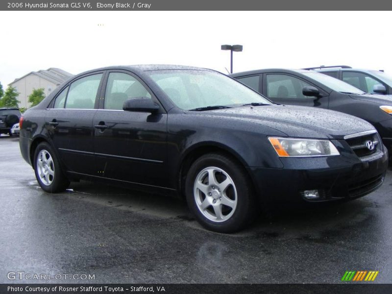 Ebony Black / Gray 2006 Hyundai Sonata GLS V6