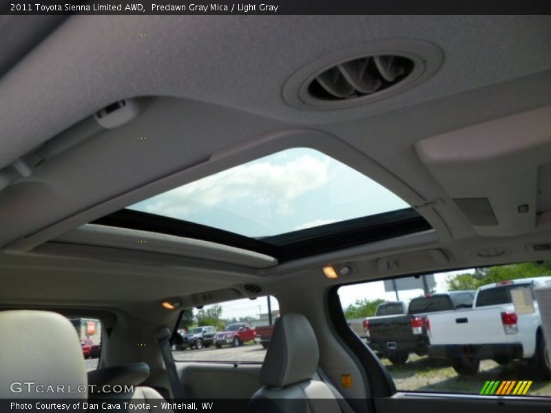 Predawn Gray Mica / Light Gray 2011 Toyota Sienna Limited AWD