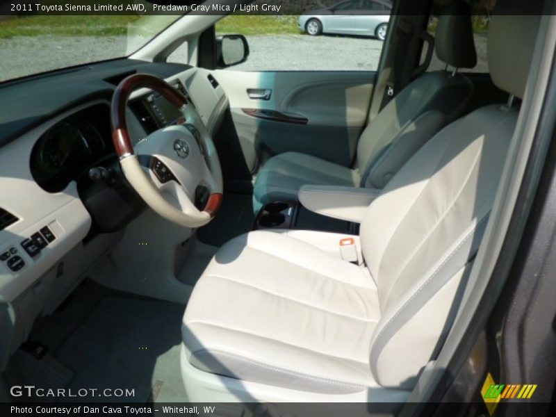 Predawn Gray Mica / Light Gray 2011 Toyota Sienna Limited AWD