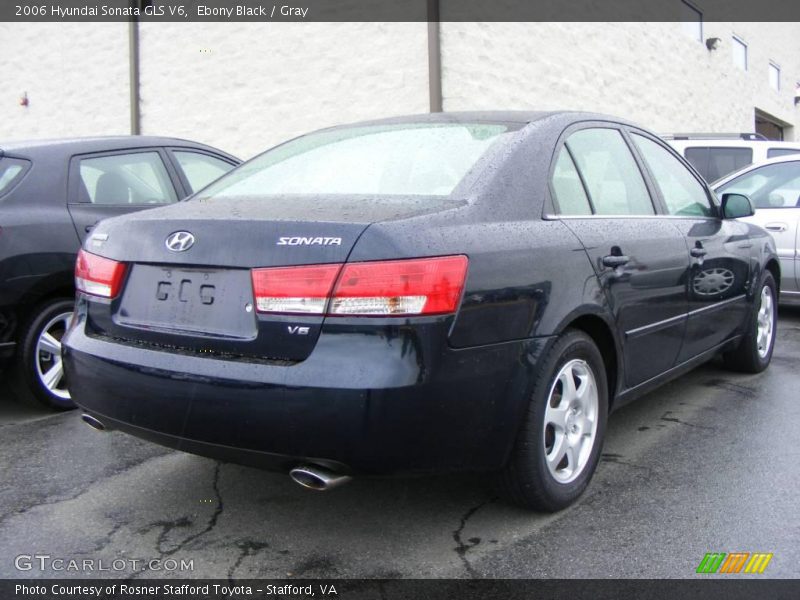 Ebony Black / Gray 2006 Hyundai Sonata GLS V6