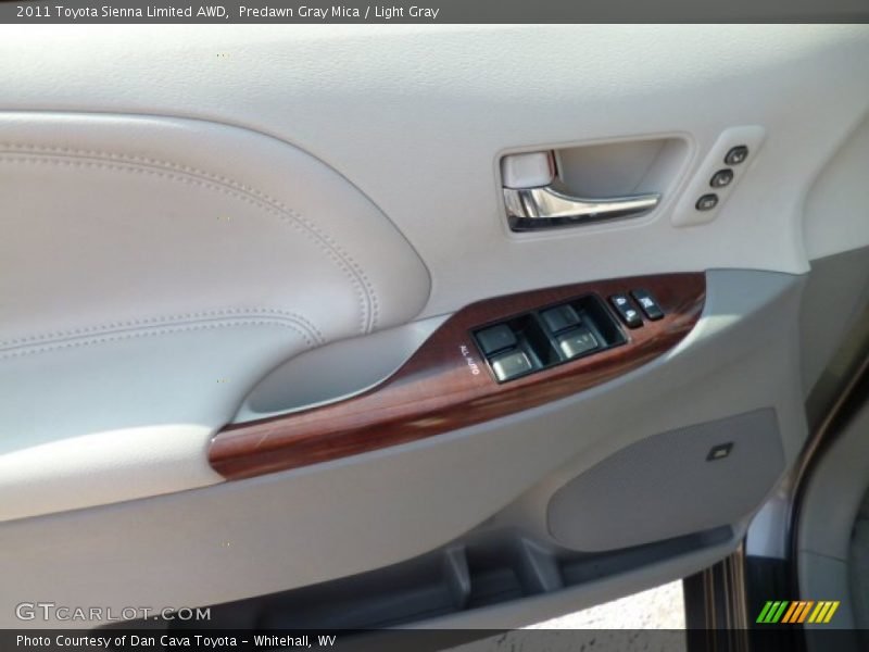 Predawn Gray Mica / Light Gray 2011 Toyota Sienna Limited AWD