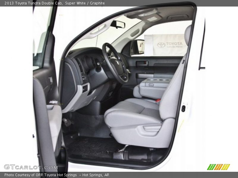 Super White / Graphite 2013 Toyota Tundra Double Cab