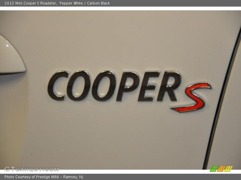 Pepper White / Carbon Black 2013 Mini Cooper S Roadster