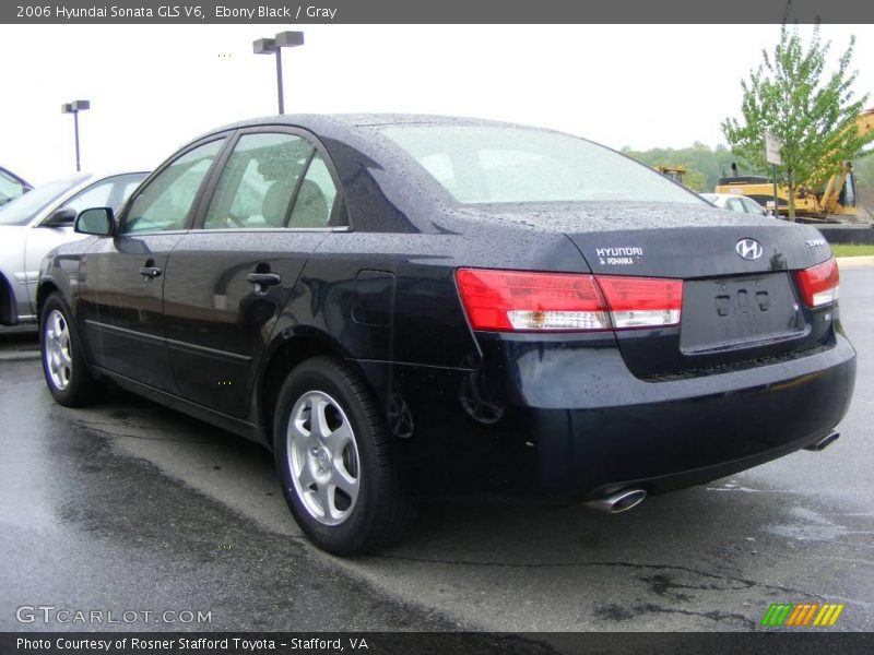 Ebony Black / Gray 2006 Hyundai Sonata GLS V6