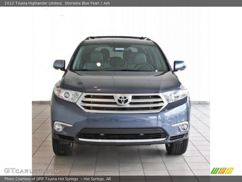 Shoreline Blue Pearl / Ash 2013 Toyota Highlander Limited