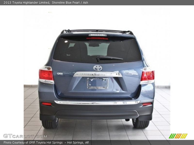 Shoreline Blue Pearl / Ash 2013 Toyota Highlander Limited
