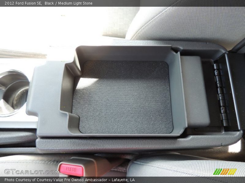 Black / Medium Light Stone 2012 Ford Fusion SE