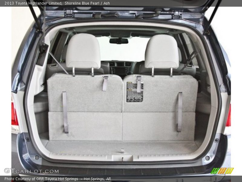 Shoreline Blue Pearl / Ash 2013 Toyota Highlander Limited