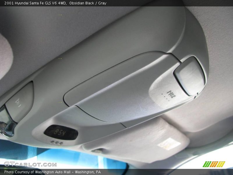 Obsidian Black / Gray 2001 Hyundai Santa Fe GLS V6 4WD