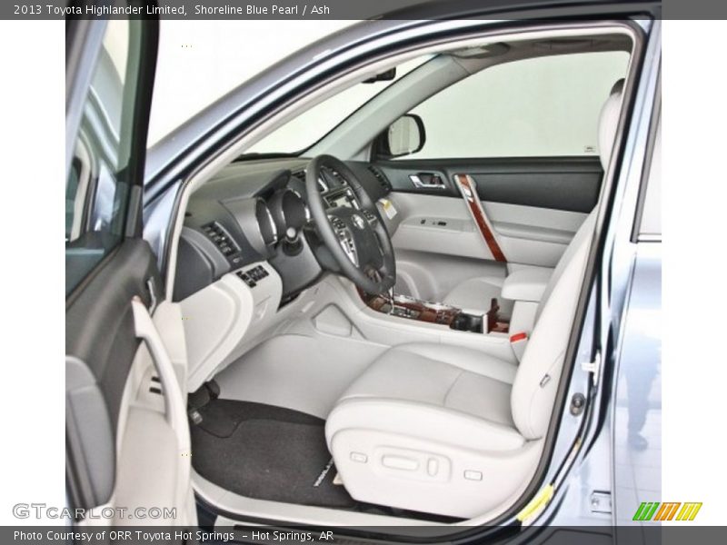 Shoreline Blue Pearl / Ash 2013 Toyota Highlander Limited