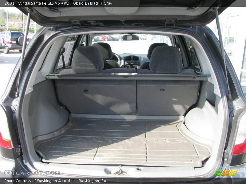 Obsidian Black / Gray 2001 Hyundai Santa Fe GLS V6 4WD