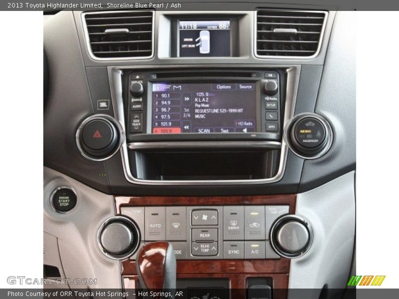 Shoreline Blue Pearl / Ash 2013 Toyota Highlander Limited