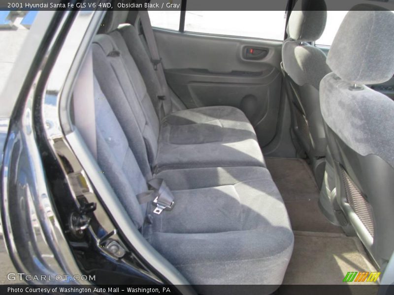 Obsidian Black / Gray 2001 Hyundai Santa Fe GLS V6 4WD