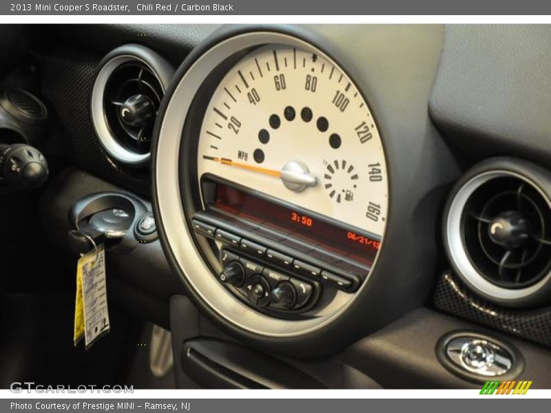 Chili Red / Carbon Black 2013 Mini Cooper S Roadster