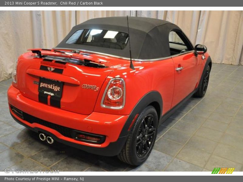 Chili Red / Carbon Black 2013 Mini Cooper S Roadster