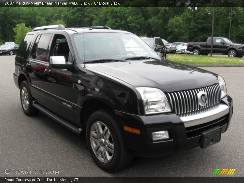 Black / Charcoal Black 2007 Mercury Mountaineer Premier AWD