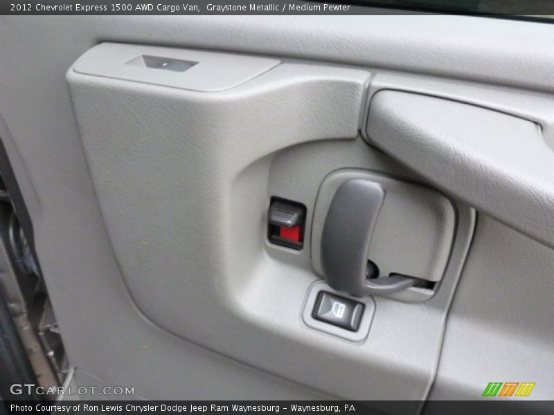 Graystone Metallic / Medium Pewter 2012 Chevrolet Express 1500 AWD Cargo Van