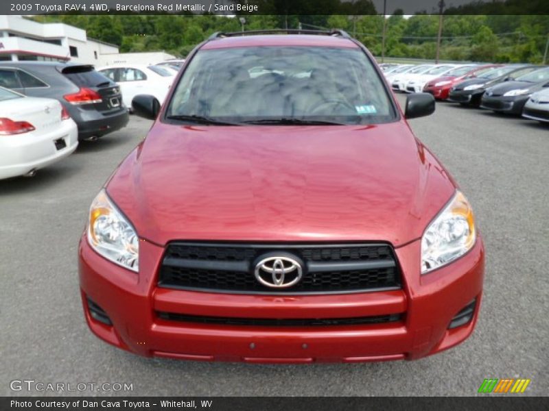 Barcelona Red Metallic / Sand Beige 2009 Toyota RAV4 4WD