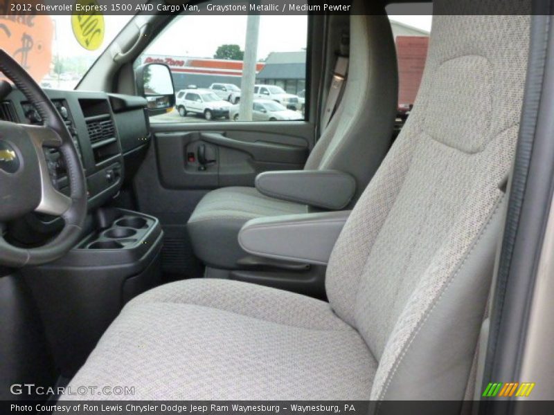 Front Seat of 2012 Express 1500 AWD Cargo Van