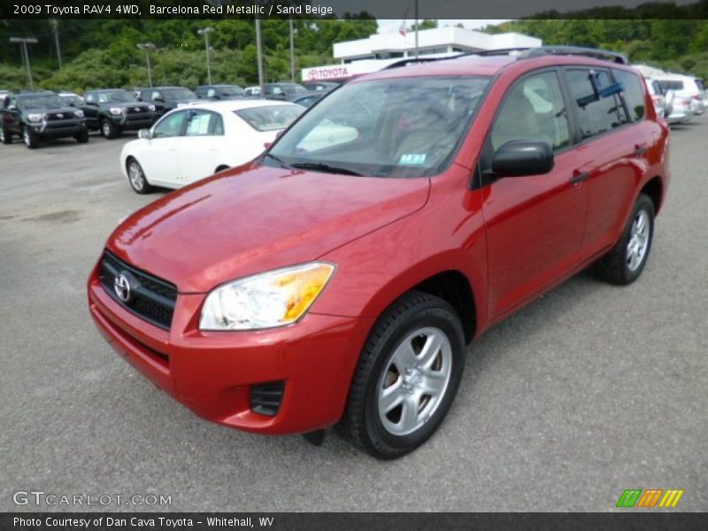 Barcelona Red Metallic / Sand Beige 2009 Toyota RAV4 4WD