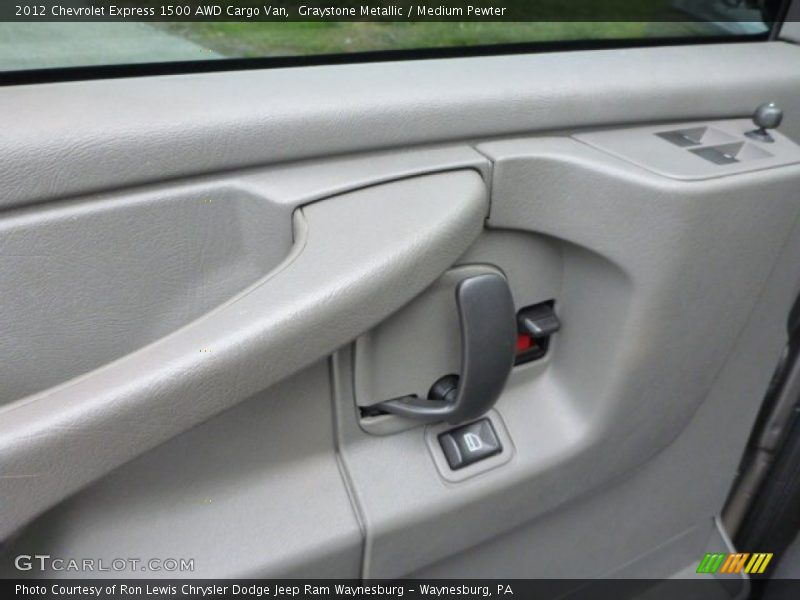 Graystone Metallic / Medium Pewter 2012 Chevrolet Express 1500 AWD Cargo Van