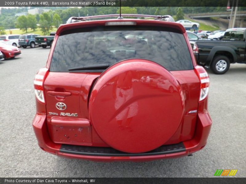 Barcelona Red Metallic / Sand Beige 2009 Toyota RAV4 4WD