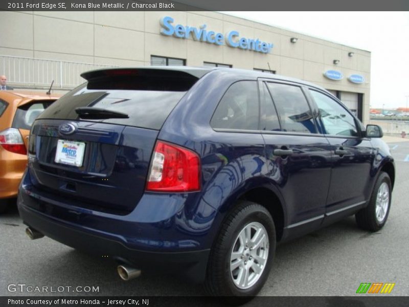 Kona Blue Metallic / Charcoal Black 2011 Ford Edge SE