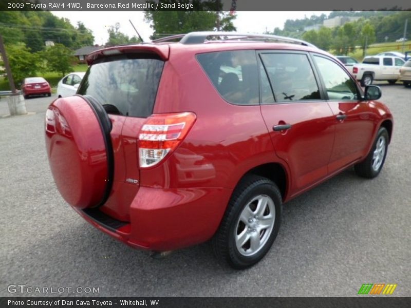 Barcelona Red Metallic / Sand Beige 2009 Toyota RAV4 4WD