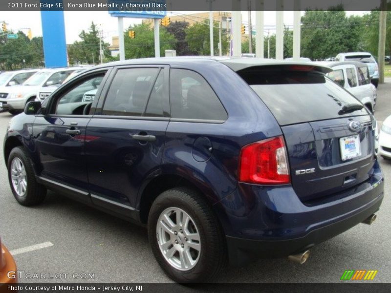Kona Blue Metallic / Charcoal Black 2011 Ford Edge SE