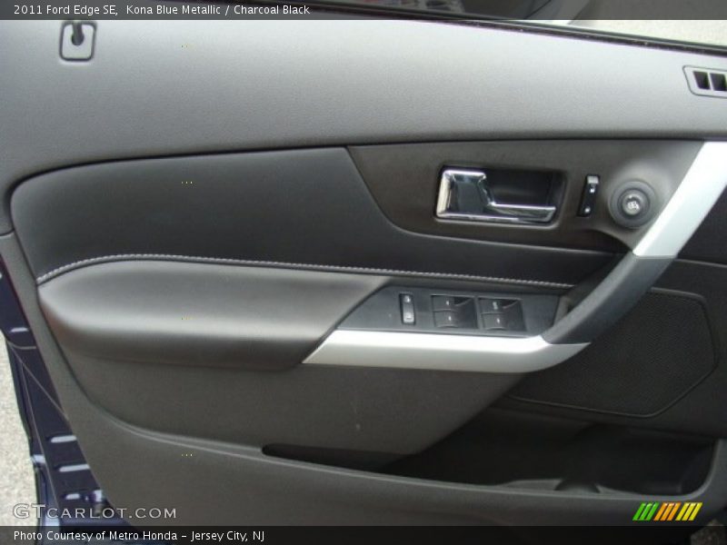 Kona Blue Metallic / Charcoal Black 2011 Ford Edge SE