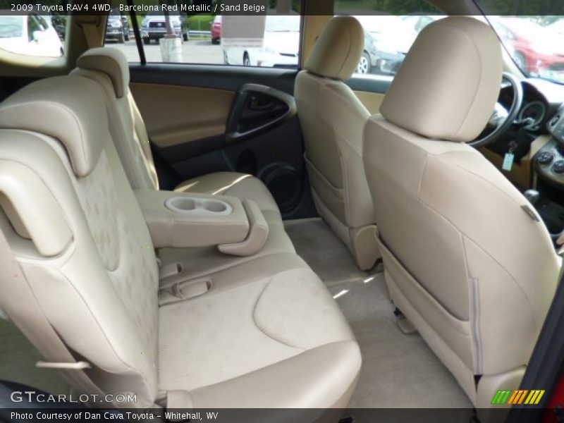 Rear Seat of 2009 RAV4 4WD