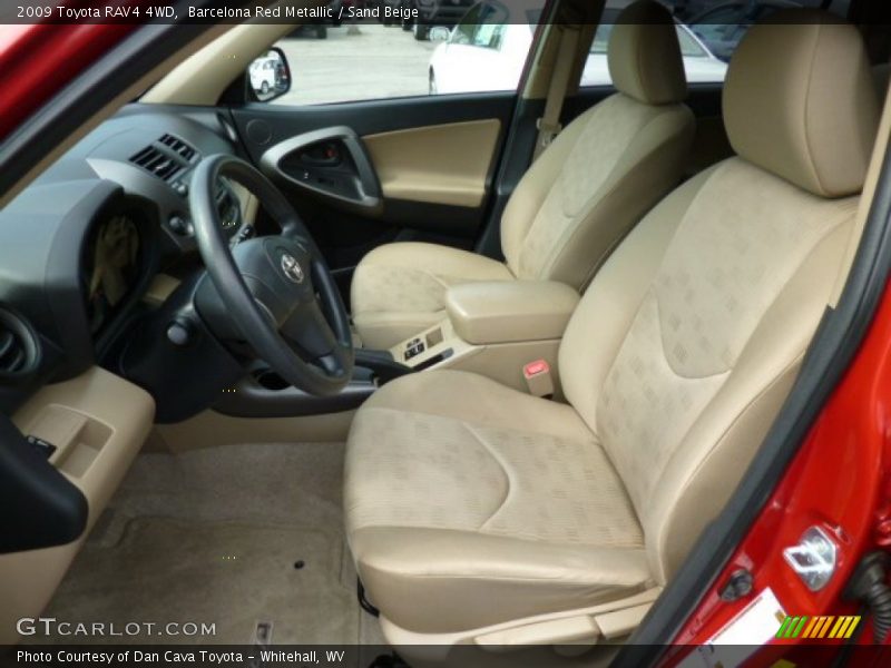  2009 RAV4 4WD Sand Beige Interior