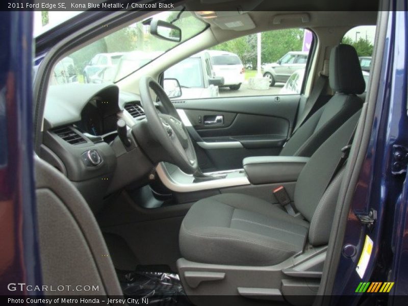 Kona Blue Metallic / Charcoal Black 2011 Ford Edge SE