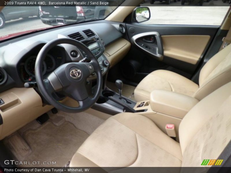 Barcelona Red Metallic / Sand Beige 2009 Toyota RAV4 4WD