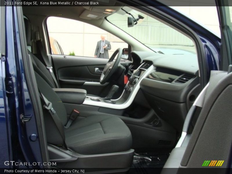 Kona Blue Metallic / Charcoal Black 2011 Ford Edge SE